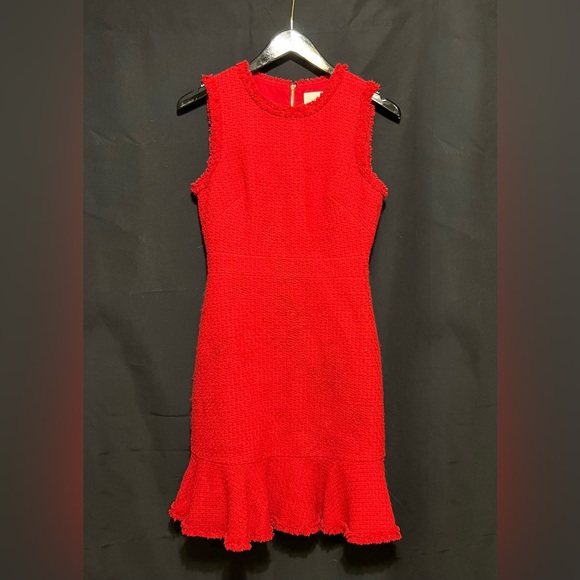 kate spade Dresses Kate Spade Red Tweed Dress Size 2 Poshmark